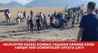 Helikopter kazası sonrası yaşanan zamana karşı yarışın yeni görüntüleri ortaya çıktı
