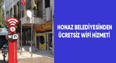 HONAZ BELEDİYESİNDEN ÜCRETSİZ WİFİ HİZMETİ