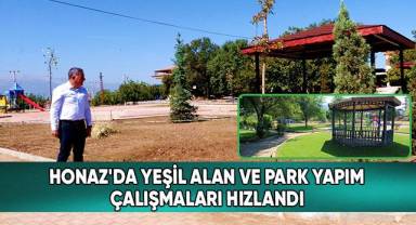 Honaz'da Yeşil Alan Ve Park Yapım Çalışmaları Hızlandı