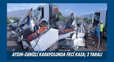 Hurda yığınına dönen kamyonetten sağ çıktılar