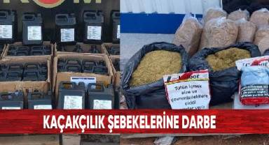 Kaçakçılık şebekelerine darbe
