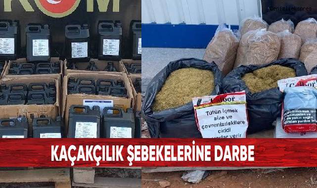 Kaçakçılık şebekelerine darbe