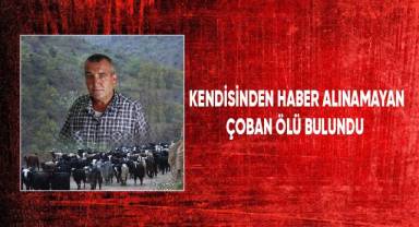 Kendisinden haber alınamayan çoban ölü bulundu