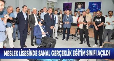 Meslek Lisesinde Sanal Gerçeklik Eğitim Sınıfı Açıldı
