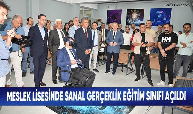 Meslek Lisesinde Sanal Gerçeklik Eğitim Sınıfı Açıldı