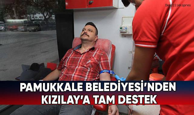 Pamukkale Belediyesi’nden Kızılay’a Tam Destek