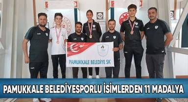 Pamukkale Belediyesporlu İsimlerden 11 Madalya