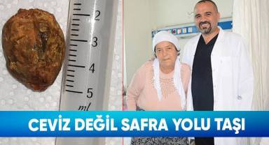 Safra Yolundaki Taştan PAÜ Hastanesi’nde Kurtuldu