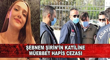 Şebnem Şirin'in katiline müebbet hapis cezasıı
