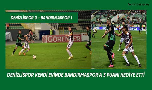 Spor Toto 1. Lig: Denizlispor: 0 - Bandırmaspor: 1