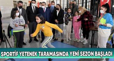 Sportif yetenek taramasında yeni sezon başladı