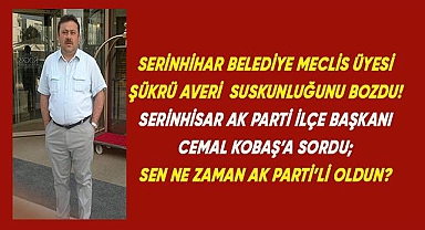 Şükrü Averi, Cemal Kobaş'a sert çıktı; Sen ne zaman AK Parti'li oldun?