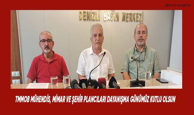 TMMOB MÜHENDİS, MİMAR VE ŞEHİR PLANCILARI DAYANIŞMA GÜNÜMÜZ KUTLU OLSUN!