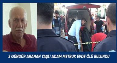 2 gündür aranan yaşlı adam evinin karşısındaki metruk evde ölü bulundu