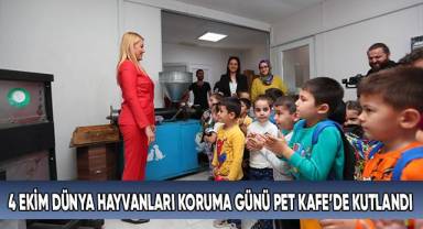 4 Ekim Dünya Hayvanları Koruma Günü Pet Kafe’de Kutlandı