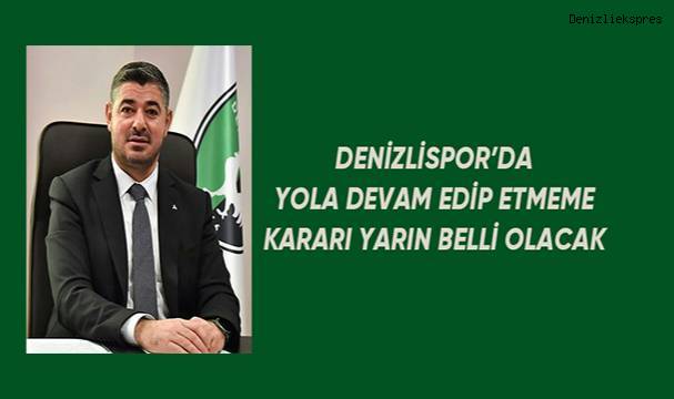 A. Denizlispor’da gözler 31 Ekim’e çevrildi