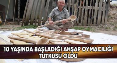 Ahşap oyma işiyle tanınan usta, kanserojen ürünlere karşı uyardı
