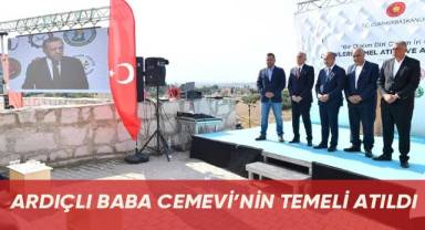 Ardıçlı Baba Cemevi'nin temeli atıldı
