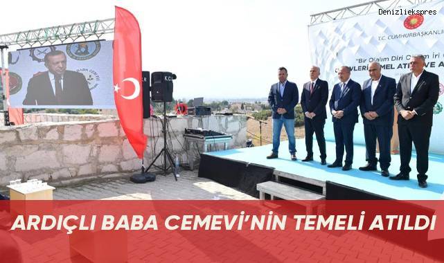 Ardıçlı Baba Cemevi'nin temeli atıldı