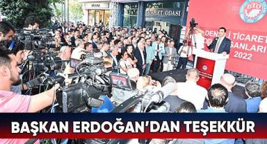 Başkan Erdoğan’dan üyelerine teşekkür