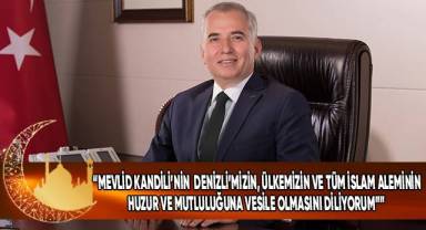 Başkan Zolan'dan Mevlid Kandili mesajı