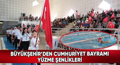 Bayram coşkusu yüzme şenlikleri ile başladı