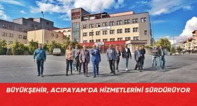 Büyükşehir, Acıpayam'da hizmetlerini sürdürüyor