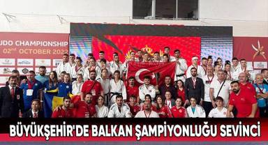 Büyükşehir'de Balkan Şampiyonluğu Sevinci