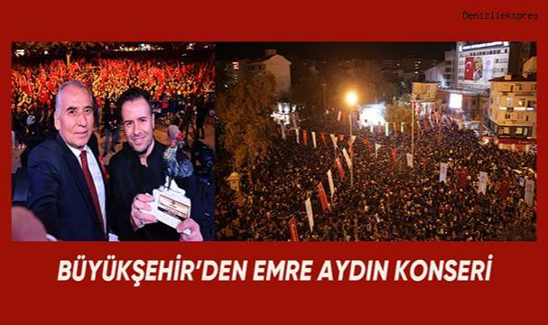 Büyükşehir’den Emre Aydın konseri