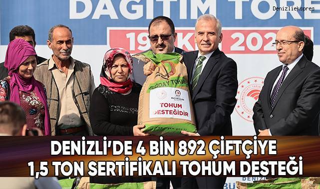 Büyükşehir’in tohum desteği çiftçilere dağıtılmaya başlandı