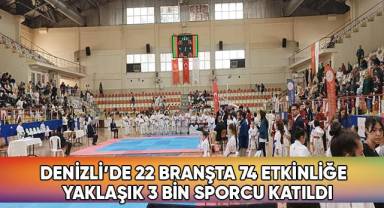 Denizli'de Cumhuriyet Bayramı sportif ve kültürel etkinliklerle kutlandı