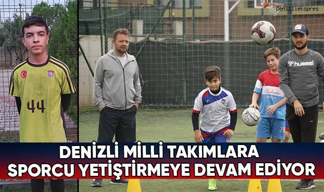 Denizli milli takımlara sporcu yetiştirmeye devam ediyor