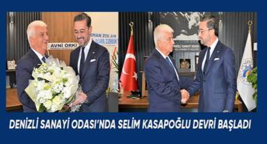 Denizli Sanayi Odası’nda devir teslim yapıldı