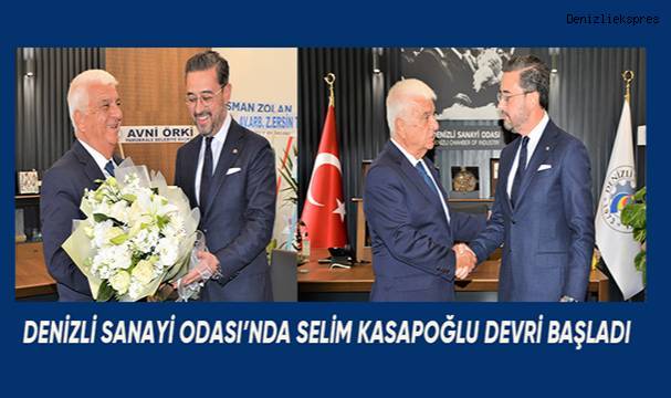 Denizli Sanayi Odası’nda devir teslim yapıldı