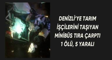 Diyarbakır'dan, Denizli'ye nar toplamaya geliyorlardı, Mersin'de kaza yaptılar. 1 ölü, 5 yaralı