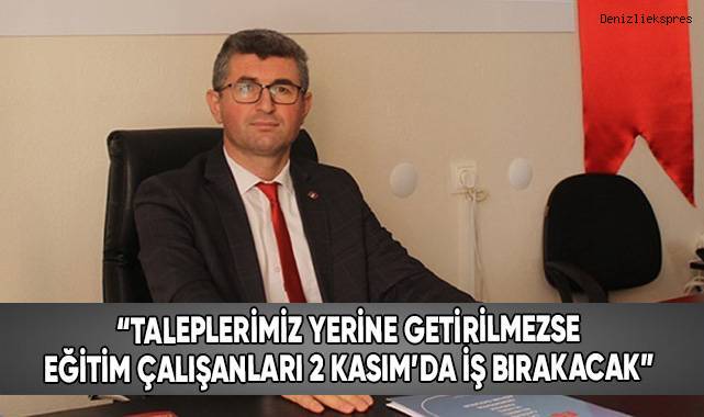 Eğitim sendikaları 2 Kasım’da iş bırakmaya hazırlanıyor