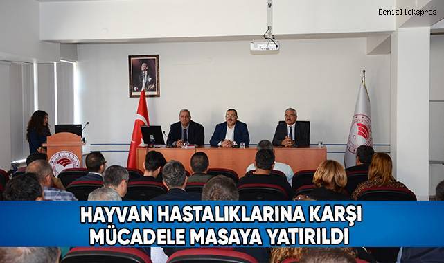 Hayvan hastalıklarına karşı mücadele masaya yatırıldı