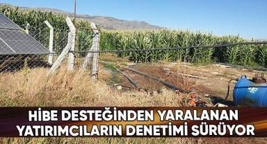 Hibe desteğinden yaralanan yatırımcıların denetimi sürüyor