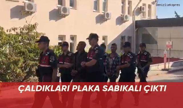 Hırsızların yakalanmamak için çaldığı plakada sabıkalı çıktı