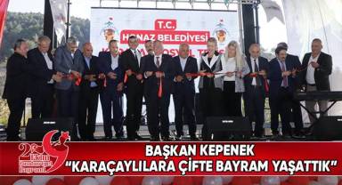 Honaz Belediyesi Karaçay Sosyal Tesisi Törenle Açıldı