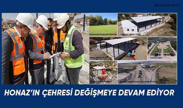 Honaz Belediyesi'nden yatırım atağı