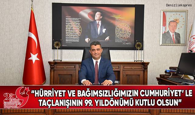 İl Milli Eğitim Müdürü Ekici’nin 29 Ekim Cumhuriyet Bayramı Mesajı