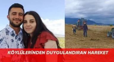 Köylülerinden duygulandıran hareket