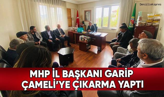 MHP İl Başkanı Yusuf Garip Çameli'ye çıkarma yaptı