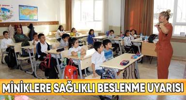 Miniklere sağlıklı beslenme uyarısı