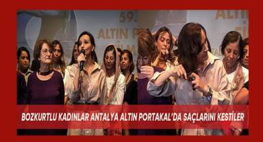 “Narperi’nin Bileziği” film ekibi, “Mahsa Amini” olayına saçlarını keserek destek verdi