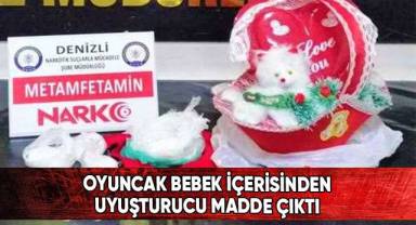 Oyuncak bebek içerisinden uyuşturucu madde çıktı