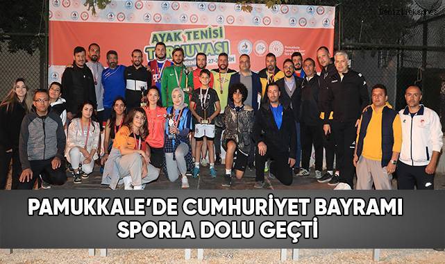 Pamukkale’de Cumhuriyet Bayramı Sporla Dolu Geçti