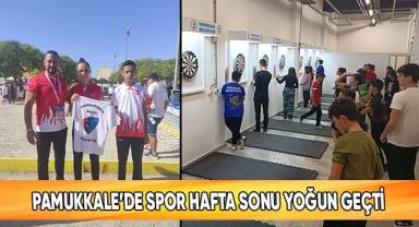 Pamukkale’de Spor Hafta Sonu Yoğun Geçti