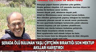 Serada ölü bulunan yaşlı çiftçinin bıraktığı son mektup akılları karıştırdı
